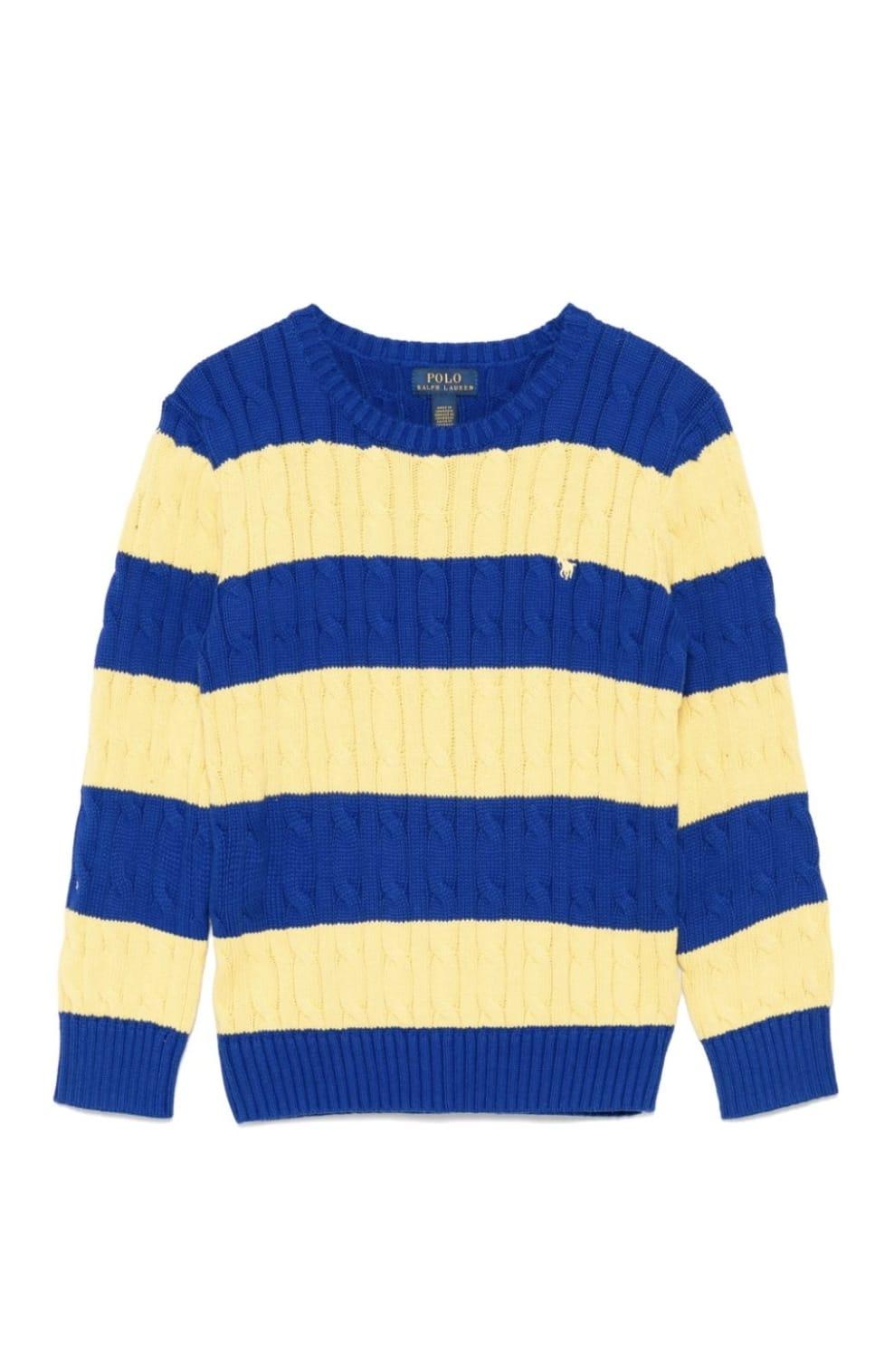 Polo Ralph Lauren maglia a righe con ricamo pony SILVIA BOUTIQUE