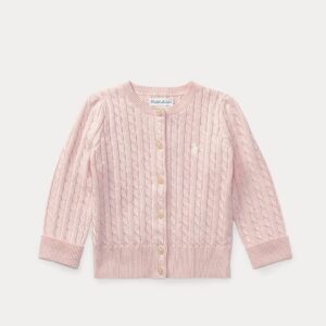 Polo Ralph Lauren cardigan baby con ricamo pony