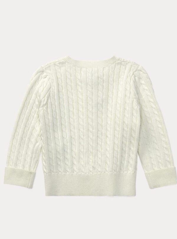Polo Ralph Lauren cardigan baby con ricamo pony - immagine 3