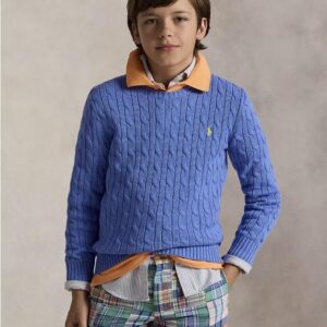 Polo Ralph Lauren maglia con motivo a trecce