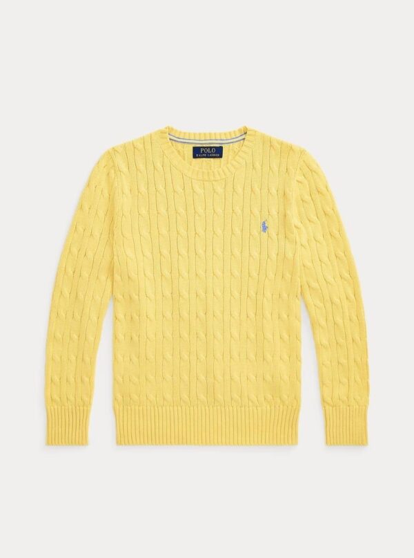 Polo Ralph Lauren maglia con motivo a trecce
