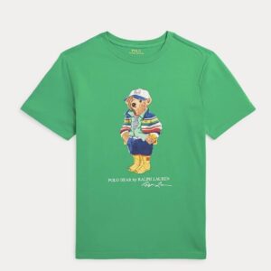 Polo Ralph Lauren t-shirt con stampa polo bear