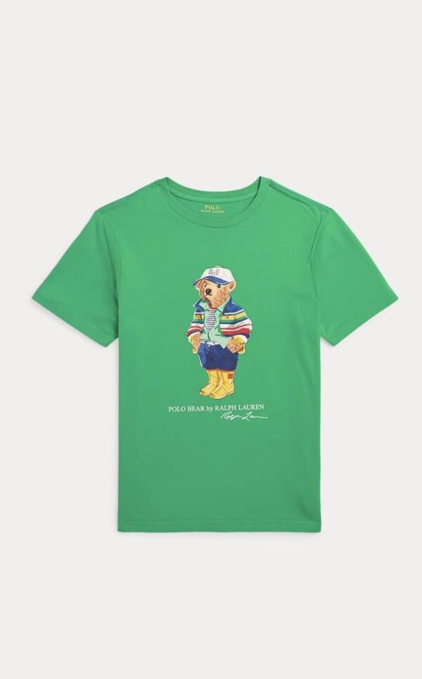 Polo Ralph Lauren t-shirt con stampa polo bear
