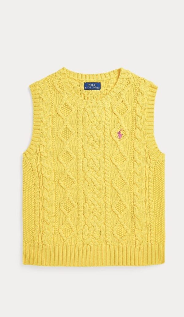 Polo Ralph Lauren gilet con ricamo pony