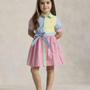 Polo Ralph Lauren abito a righe pachtwork