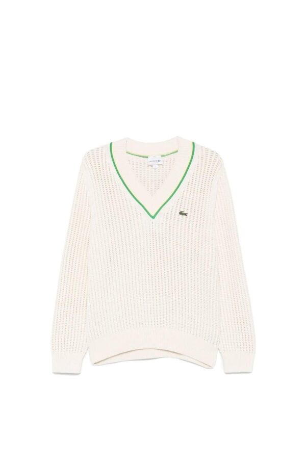 Lacoste maglia primaverile con scollo a V