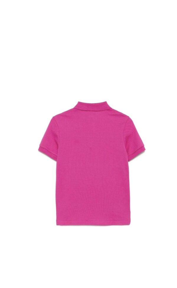 Lacoste polo in piquet con applicazione - immagine 3