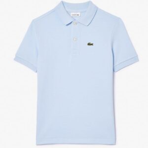 Lacoste Polo in piquet con applicazione