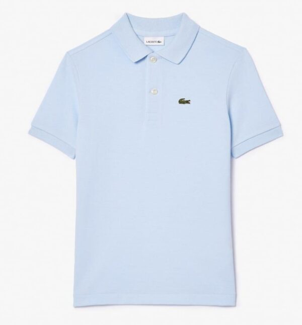 Lacoste Polo in piquet con applicazione