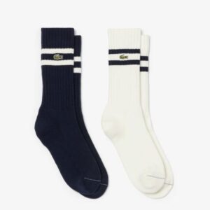 Lacoste coppia di calze con logo