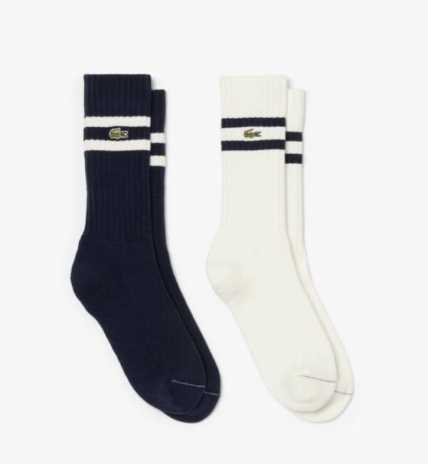 Lacoste coppia di calze con logo