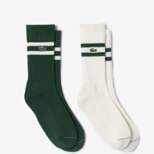 Lacoste coppia di calze con logo