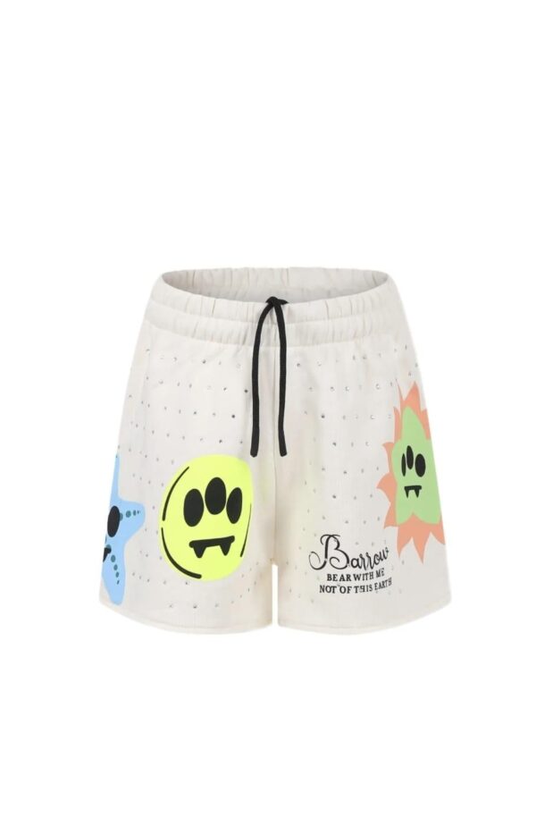 Barrow shorts con stampa e strass