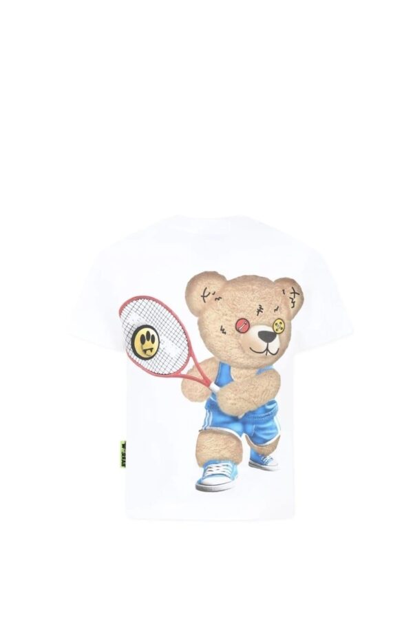Barrow t-shirt con stampa tennis da ragazza - immagine 3