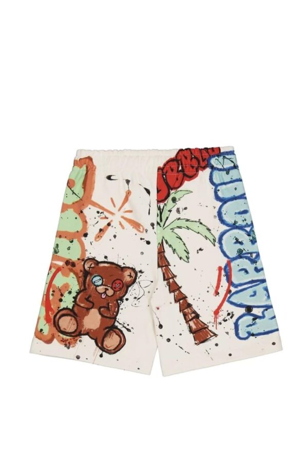 Barrow shorts in felpa con stampa - immagine 3