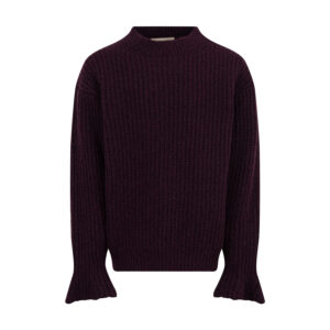 DOUUOD maglia con manica a sbuffo