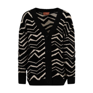 Missoni maxi cardigan in fantasia zig-zag