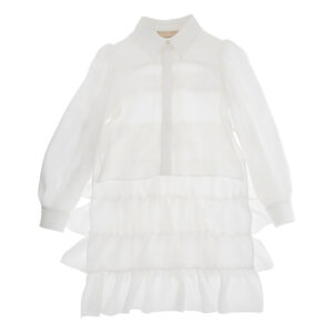 Elisabetta Franchi camicia frac con balze