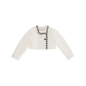 Elisabetta Franchi giacchino Chanel con logo