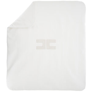Elisabetta Franchi coperta con ricamo logo