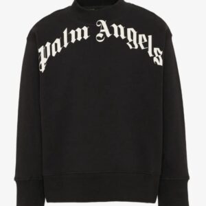 Palm Angels felpa con stampa logo