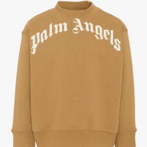 Palm Angels felpa con stampa logo