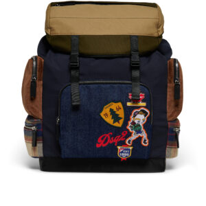 Dsquared2 zaino con design a pannelli con pacht