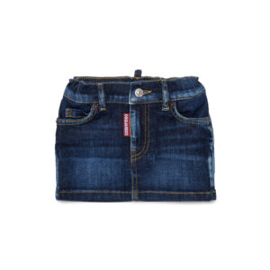 Dsquared2 gonna denim baby con inserto in maglia